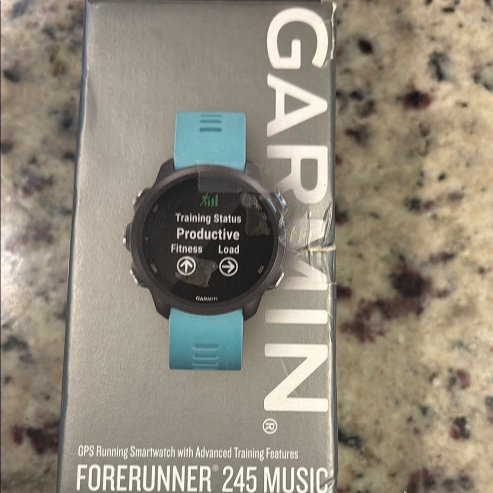 Garmin Forerunner 245 Music GPS Running Smartwatch - Blue